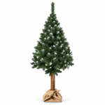 COURCHEVEL Diamant — Sapin de Noël artificiel 180 cm sur tronc, aspect pin enneigé
