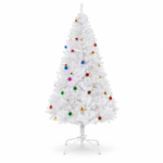 MEGÈVE Prêt-à-décorer — Sapin de Noël artificiel 180 cm avec décorations incluses
