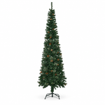 SERRE-CHEVALIER Slim — Sapin de Noël artificiel crayon 225 cm pour petits espaces