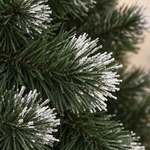 COURCHEVEL Diamant — Sapin de Noël artificiel 180 cm sur tronc, aspect pin enneigé